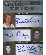2007-08 O-PEE-CHEE PREMIER #PP3-LHK GORDIE HOWE TED LINDSAY RED KELLY AU... - $795.00