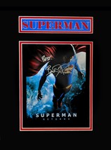 SUPERMAN  Original Autographed Photo Matted Ready to Frame - £78.34 GBP