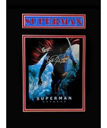 SUPERMAN  Original Autographed Photo Matted Ready to Frame - $98.01