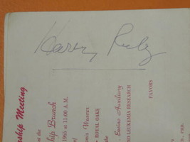 Harry Ruby autograph June 7 Coconut Grove 1965 Women Against Cancer Invitation - £35.13 GBP