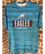 New Era Philadelphia Eagles Shirt M Rare Combine Training Authentic Gree... - £14.97 GBP