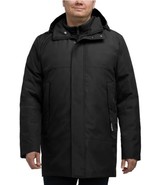 Hunter Mens&#39; Jacket Black 3-in-1 Pockets Detachable Hood Stand Collar - $2,670.22 MXN