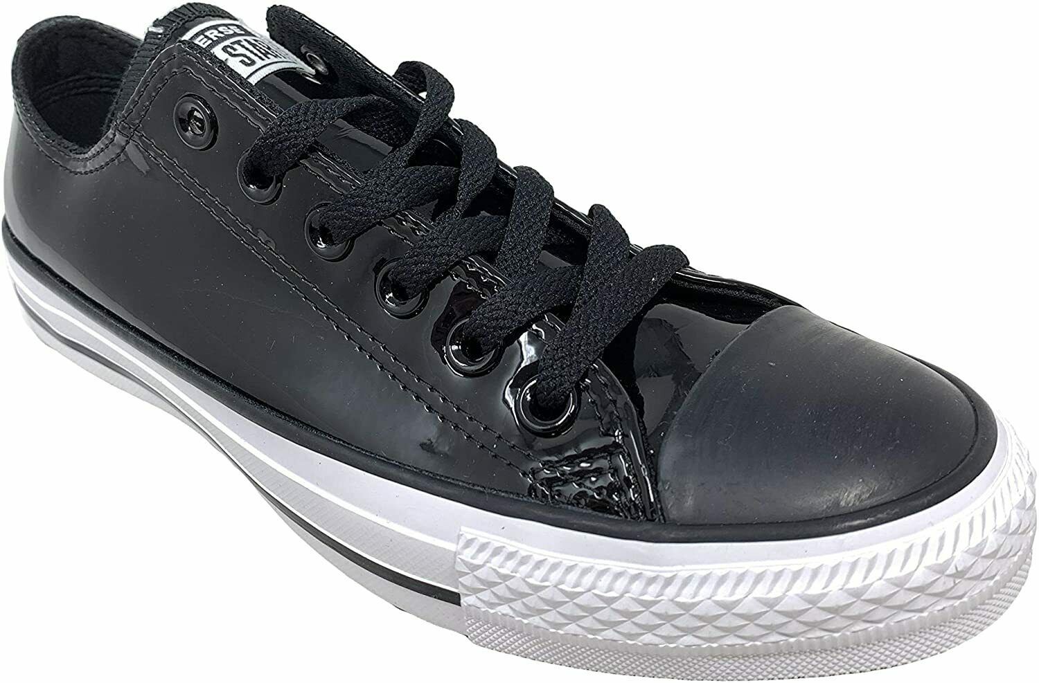 Chuck Taylor All Star Low Black Patent Ox, 163171C Multiple Sizes Black/... - $69.95
