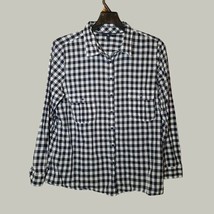 Gap Mens Button Down Shirt XL Long Sleeve Checker Plaid - £10.61 GBP