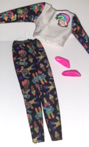Mattel Barbie Doll Outfit 1992 Troll Vintage Shirt Pants &amp; Shoes WOW FUN! - £8.03 GBP