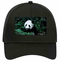 Panda Bear Novelty Black Mesh License Plate Hat - £22.90 GBP
