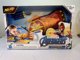 Nerf Power Moves Marvel Avengers Captain Marvel Photon Blast Gauntlet - £16.02 GBP
