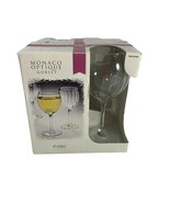 Furio Home Monaco Optique 4 Pack Goblets 14 oz Wine Clear Glasses New Ba... - $14.85