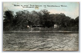 Bide-A-Wee Clubhouse Kankakee River kankakee Illinois IL 1910 DB Postcard P24 - £15.47 GBP