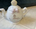Vintage Precious Moments Teapot August is a time for fun 1993 decorative - $18.69