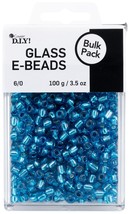 Cousin DIY Glass EBeads 60 100gTurquoise Blue Pack of 2 - $642.36 MXN