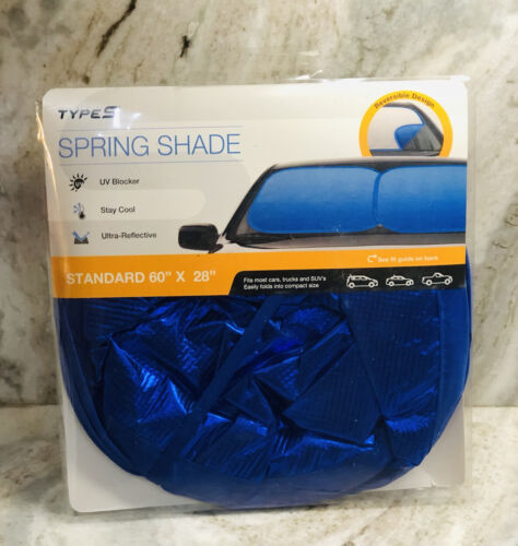 Types Spring Shade-Standard 60x28-Fits Most Cars/Trucks/Suv’s. ShipN24Hours - $17.70