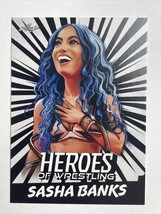 2023 Leaf Heroes of Wrestling White Sasha Banks #B-8 060223 - £3.34 GBP