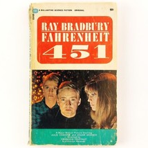 Fahrenheit 451 Ray Bradbury Movie Tie In Vintage Science Fiction Paperback Book