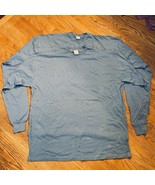 Two (2) Big Body Club Blue 3X Shirts Long Sleeve 100% Cotton USA Made *R... - $257.03 MXN