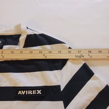 Avirex Short Sleeve Pullover Women's White & Black Shirt Top Measured Size Small image 11