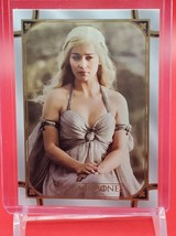 Game of Thrones Iron Anniversary Series 1 Daenerys Targaryen #1 Gold 08/99 - £21.93 GBP
