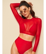 Bikini Three Piece Set Padded Swimsuit Swimwear Monokini Swimming Swim Suit - $39.99