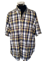 Tommy Hilfiger Casual Shirt Mens Size X Large Multicolor Plaid Button Front - £14.61 GBP