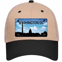Washington DC Silhouette Novelty Khaki Mesh License Plate Hat - £23.12 GBP