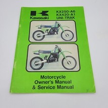 99963-0030-01 Kawasaki KX250-A6 KX420-A1 Uni-Trak Motorcycle Owners Manu... - $18.99