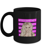 Britney Mugs Free Britney Multiply Face Black-Mug  - £12.74 GBP