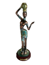 Rare Busch Gardens Resin Souvenir Sculpture EGYPTIAN STATUE Figurine 13.5&quot; - £21.71 GBP
