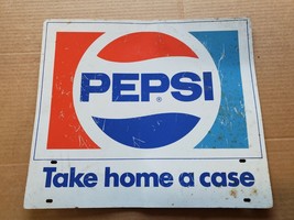  Vintage Pepsi Cola bottle bring home a case Sign - £138.21 GBP