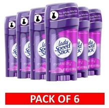6 Pack - Lady Speed Stick Invisible Dry Shower Fresh 1.4 oz - £24.48 GBP