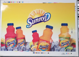 SunnyD Mango Peach Strawberry Preproduction Advertising Art Work Bottles... - $18.95