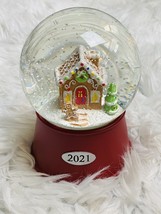 2021 Gingerbread Man House Musical Snowglobe Christmas Deck The Halls Free Ship - £22.58 GBP