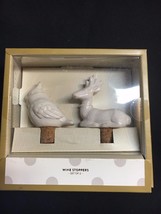 New Mid-century Modern Modern Ceramic Animal Cork Wine Stopper - £14.84 GBP