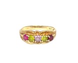 5 Women&#39;s Cluster ring 14kt Yellow Gold 409806 - $219.00