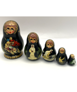 Russian Wooden Nesting Doll 5 Piece Set 3&quot; - $18.99