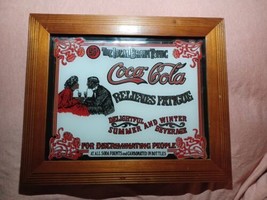 RARE Vintage The Ideal Brain Tonic Coca Cola Mirror Sign 10&quot; x 8&quot; Collectible. - £82.21 GBP