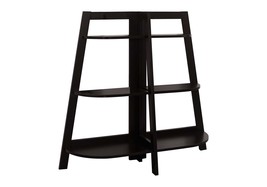 Modern Brown 3-Tier Bookshelf Etagere - 48&quot;H Office/Bedroom Bookcase - $3,597.32 MXN