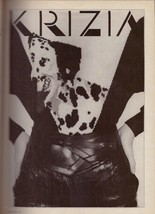 1984 Krizia Dalmation Dog 2-page Giovanni Gastel VintageFashion Print Ad 1980s - $5.79