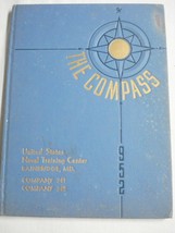 1952 Compass Yearbook U. S. Naval Training Center Navy, Bainbridge, Maryland - £15.94 GBP