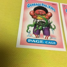 1987 Topps Garbage Pail Kids Series 8 Page Cage 331a &amp; Tommy Ache 331b MINT - £7.04 GBP