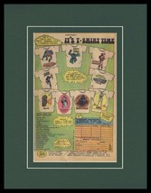 1979 Marvel Comics T Shirts Framed 11x14 ORIGINAL Advertisement Spider-Man Hulk - £31.80 GBP