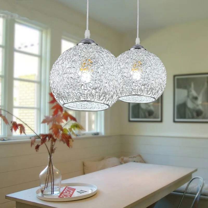 220V LED E27 Pastoral Style Bar Dining Room Lamp Aluminum Chandelier Dec... - $35.23