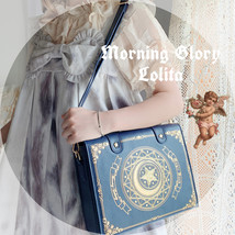 Star Moon Women Handbag Lolita Magic 3Way Book Messenger Bag Retro England Shoul - £113.67 GBP