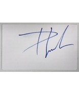 Travis Kelce Autographed 3x5 Index Card #2 - $997.86 MXN