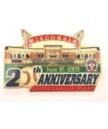 Little League Night Tac Pin Wisconsin 20th Anniversary June 16 2003 Brewers - $13.66 CAD