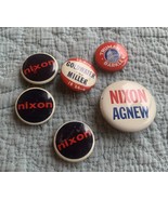 Vintage Political Button Collection Truman Goldwater Nixon - $380.13 MXN