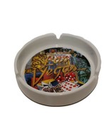 VINTAGE 5&quot; WELCOME TO LAS VEGAS NEVADA ASHTRAY POKER DICE GAMBLING THE S... - $10.42