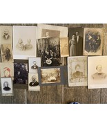 Lotto di 14 foto d’epoca famiglia diversi paesi del 1900 - $91.02 CAD