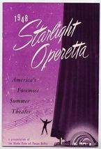 1948 State Fair of Texas Starlight Operetta Program Naughty Marietta - $21.75