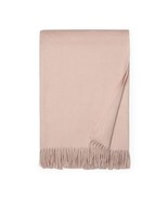 Sferra Dorsey Rose 100% Cashmere Throw Blanket  Solid Fringed 50&quot; x 70&quot; ... - €259,65 EUR