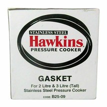 Hawkins Pressure Cooker Gasket 2 &amp; 3 Litre Tall Stainless Steel B25-09 FREE SHIP - £6.09 GBP